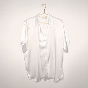 Vtg Victoria's Secret Gold Label Pajama Top S